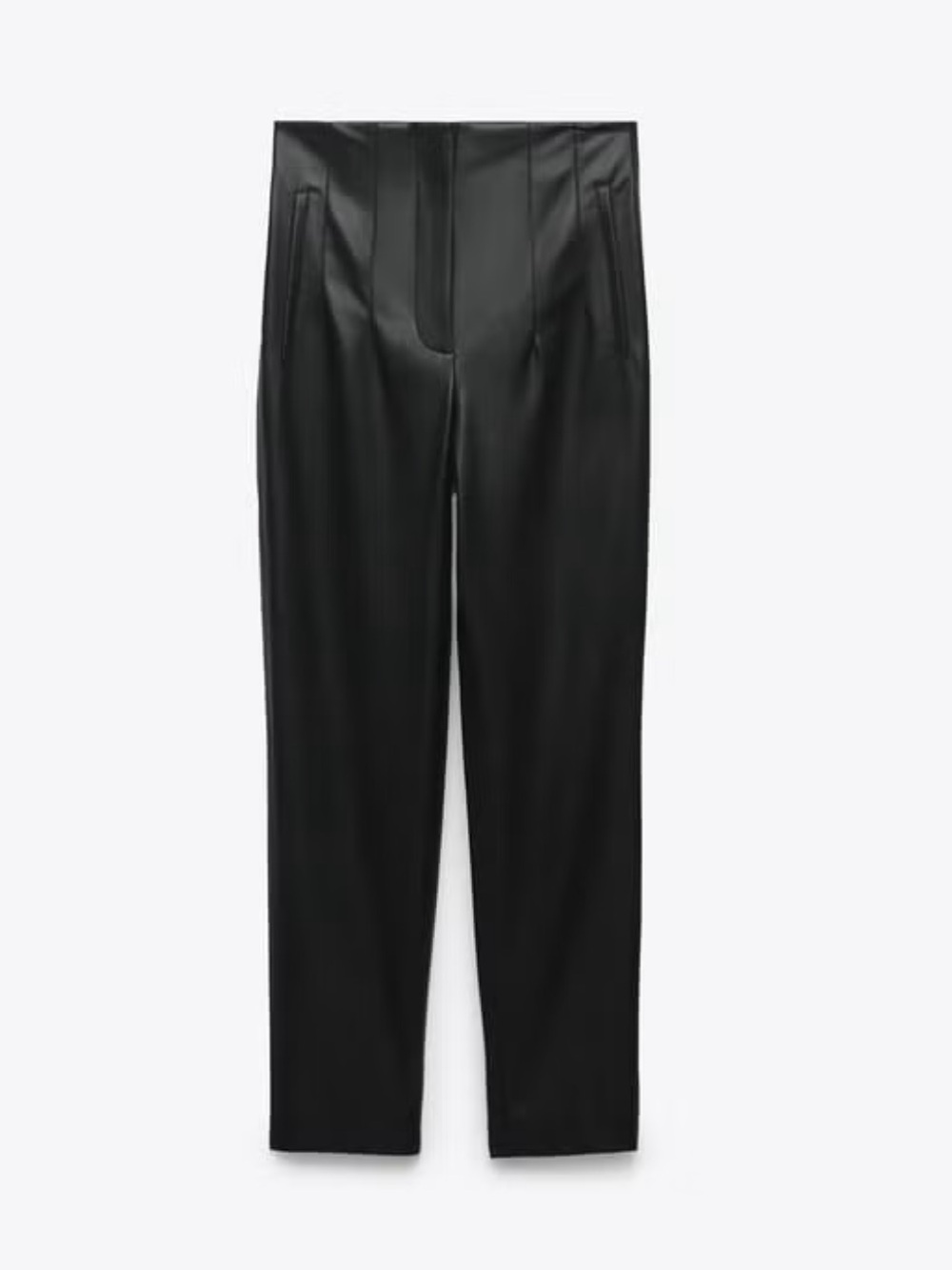 Zara faux leather high waist pants size XS